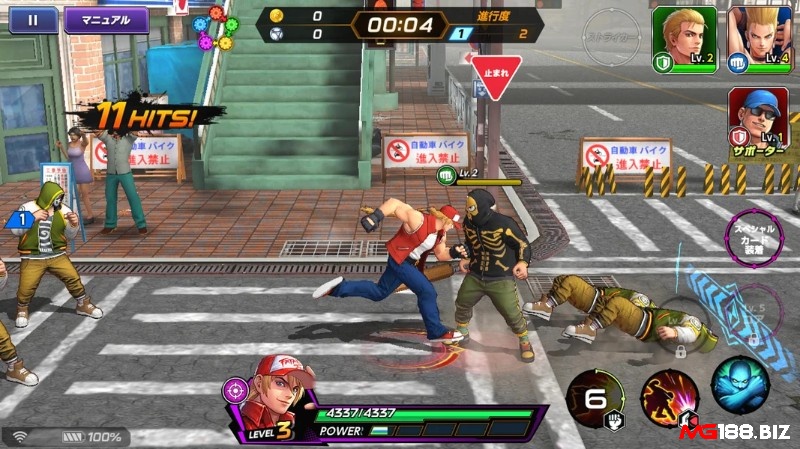 The King of Fighters ALLSTAR kết hợp nhiều nhân vật kinh điển tạo nên sự quen thuộc cho người chơi