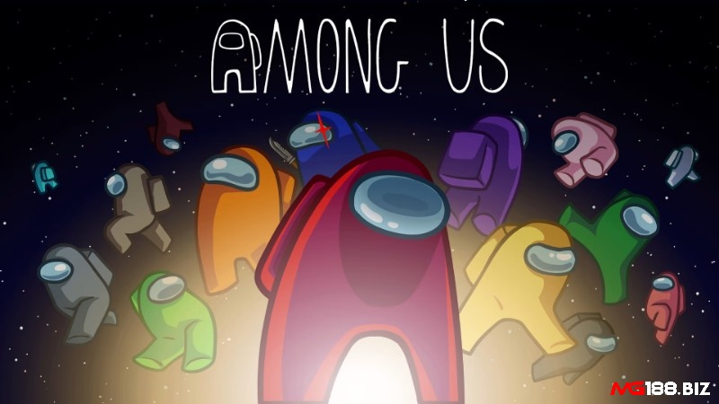 Among Us trên trình duyệt với nhân vật phi hành đoàn và bầu không khí suy luận căng thẳng