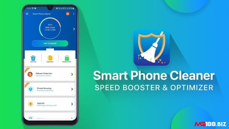 Smartphone Cleaner làm sạch bộ nhớ và tăng độ mượt cho điện thoại Android