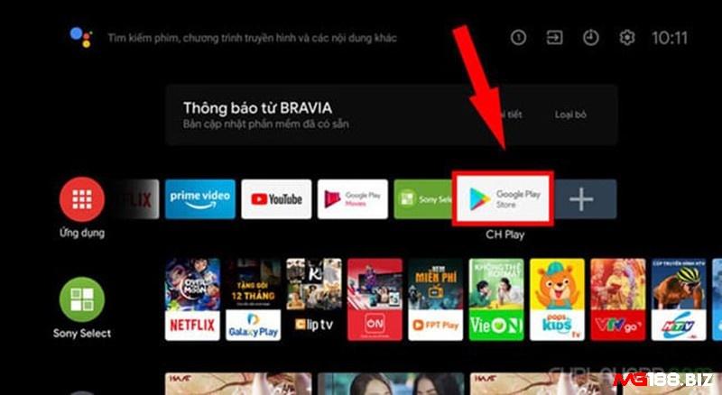 Cài đặt game từ Google Play Store để chơi game trên Android TV