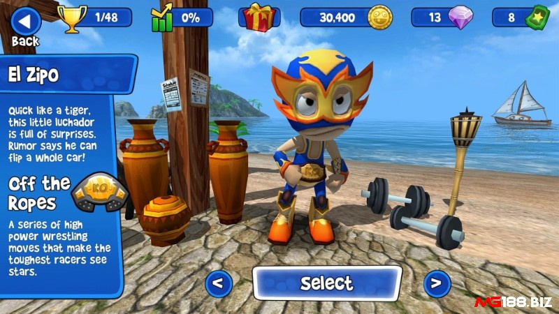 Beach Buggy Racing là game đua xe phù hợp để chơi trên Android TV
