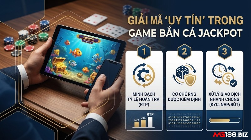 Giải mã uy tín game bắn cá jackpot, minh bạch RTP, cơ chế RNG kiểm định, xử lý giao dịch nhanh