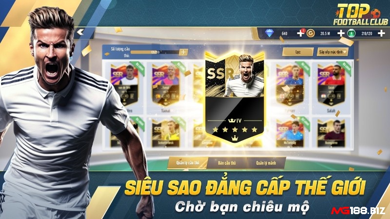 TOP Football Club Mobile là game bóng đá quản lý phù hợp với người thích tính toán chiến thuật