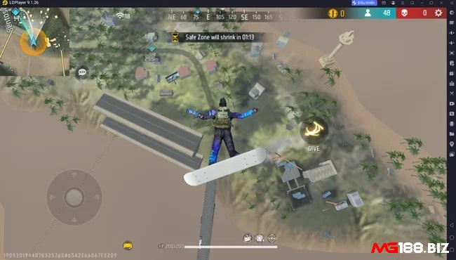Điểm đáp hợp lý giúp Free Fire giảm giao tranh sớm và loot trang bị an toàn hơn