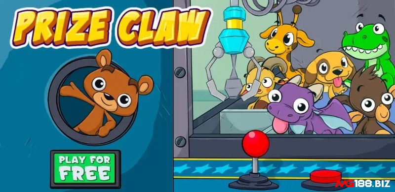 Prize Claw mô phỏng máy gắp arcade với thao tác trực quan và phần thưởng đa dạng