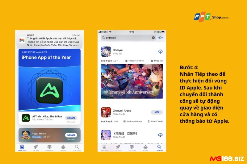 Tìm lại game trên ứng dụng